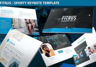 运动型号产品推介讲述Keynote模板 - 顶尖PPT