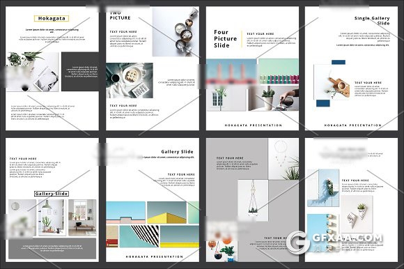 60页极简文艺风格PPT模板A4画册模板 - 顶尖PPT