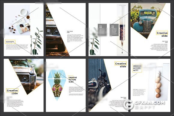 60页极简文艺风格PPT模板A4画册模板 - 顶尖PPT