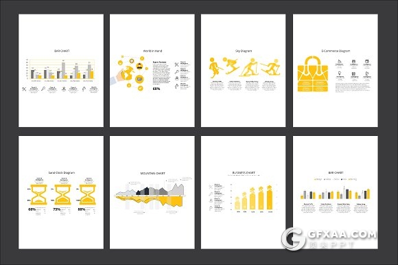 60页极简文艺风格PPT模板A4画册模板 - 顶尖PPT