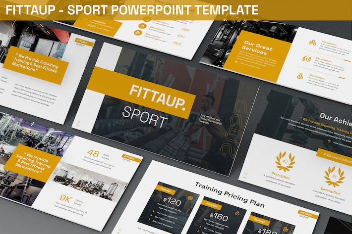 体育运动锻炼身体PPT模板 - 顶尖PPT