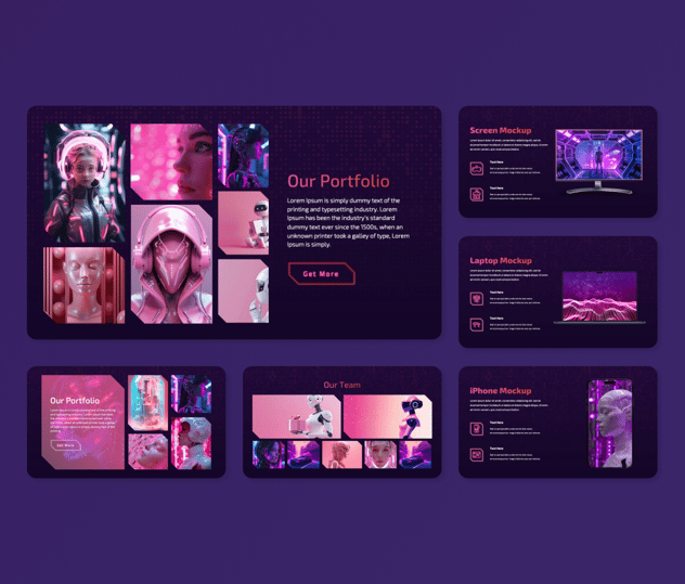 人工智能技术主题PPT模板 - 顶尖PPT