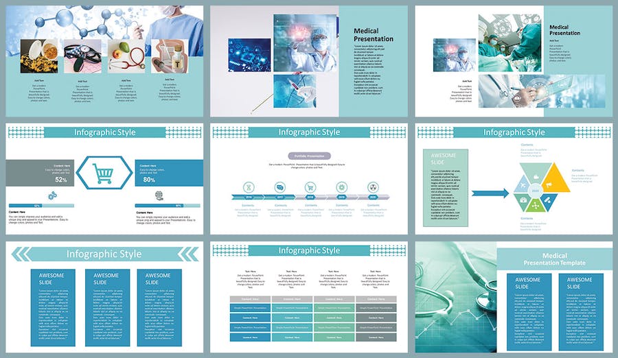 医疗保健健康管理PPT模板 - 顶尖PPT