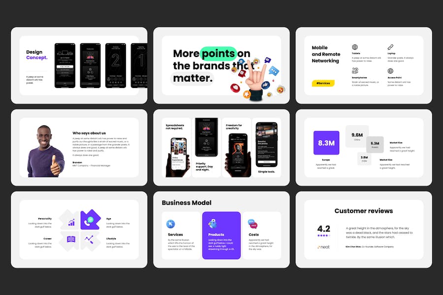 200页国外大型商务PPT模板 - 顶尖PPT