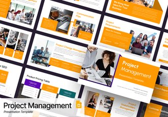 项目管理业务合作PPT模板 - 顶尖PPT