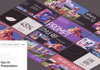 生成时AI技术演讲主题keynote模板 - 顶尖PPT