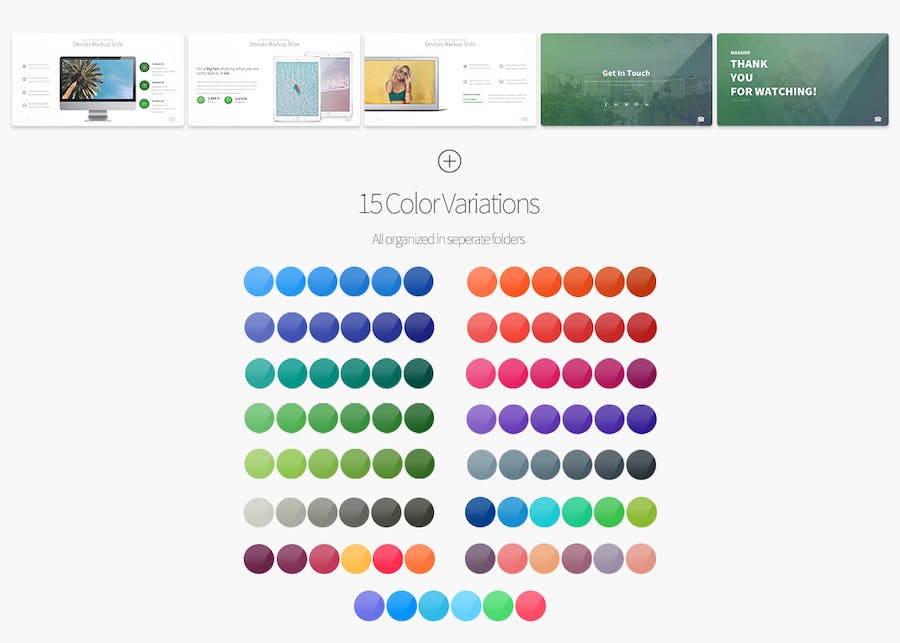 绿色数据分析商务通用图形图表keynote模板 - 顶尖PPT