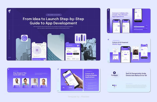 应用程序产品介绍展示keynote模板 - 顶尖PPT