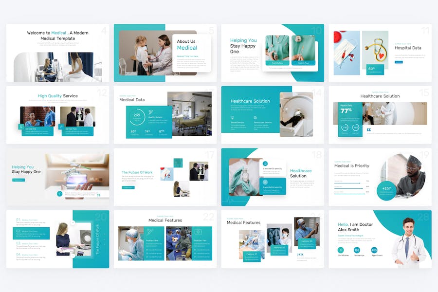 医疗医学研究肺炎检查治疗PPT模板 - 顶尖PPT