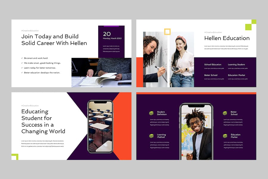 国外教育主题演讲Keynote模板 - 顶尖PPT