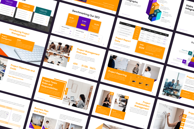 项目管理业务合作PPT模板 - 顶尖PPT