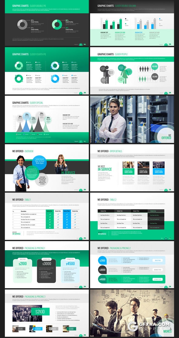 70页企业成功成长介绍商业PPT模板 - 顶尖PPT