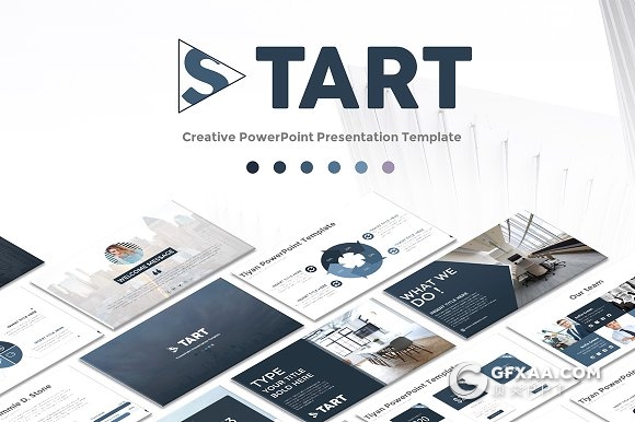 50页商业演示数据分析PPT模板10种配色 - 顶尖PPT