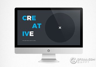 50页创意大标题信息展示商务PPT模板 - 顶尖PPT