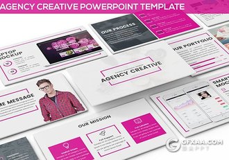 25页创意线框信息展示PPT模板 - 顶尖PPT