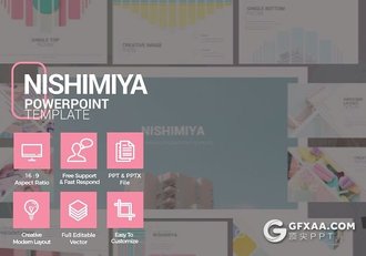 51页粉嫩小清新风格PPT模板 - 顶尖PPT