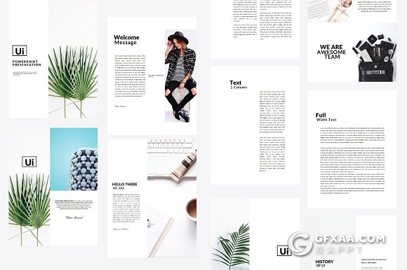 80页简约大气A4画册风格keynote模板 - 顶尖PPT