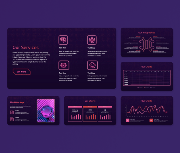 人工智能技术主题PPT模板 - 顶尖PPT