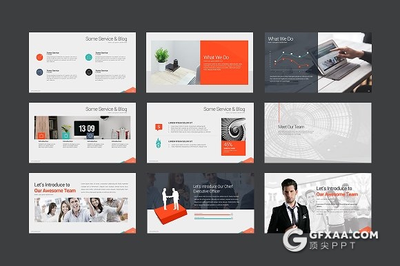 100页营销理念商业多用途PPT模板10种配色 - 顶尖PPT