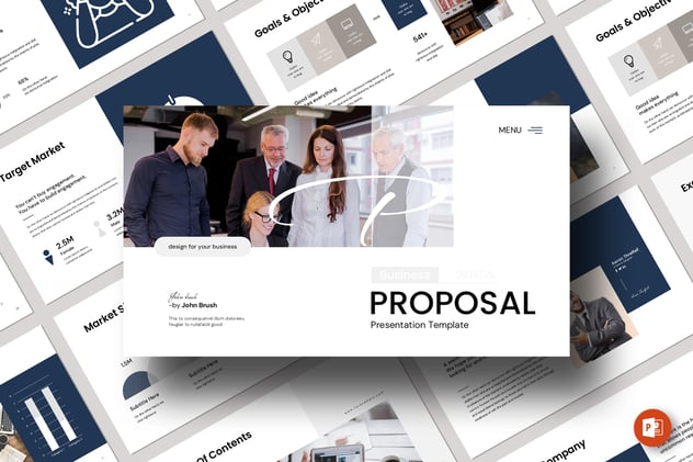 商业提案PowerPoint模板 - 顶尖PPT
