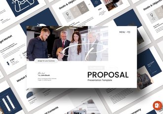 商业提案PowerPoint模板 - 顶尖PPT