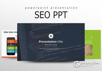 31页SEO优化介绍网络服务PPT模板 - 顶尖PPT