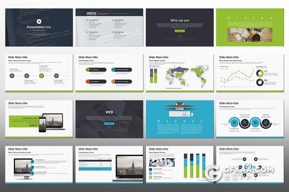31页SEO优化介绍网络服务PPT模板 - 顶尖PPT