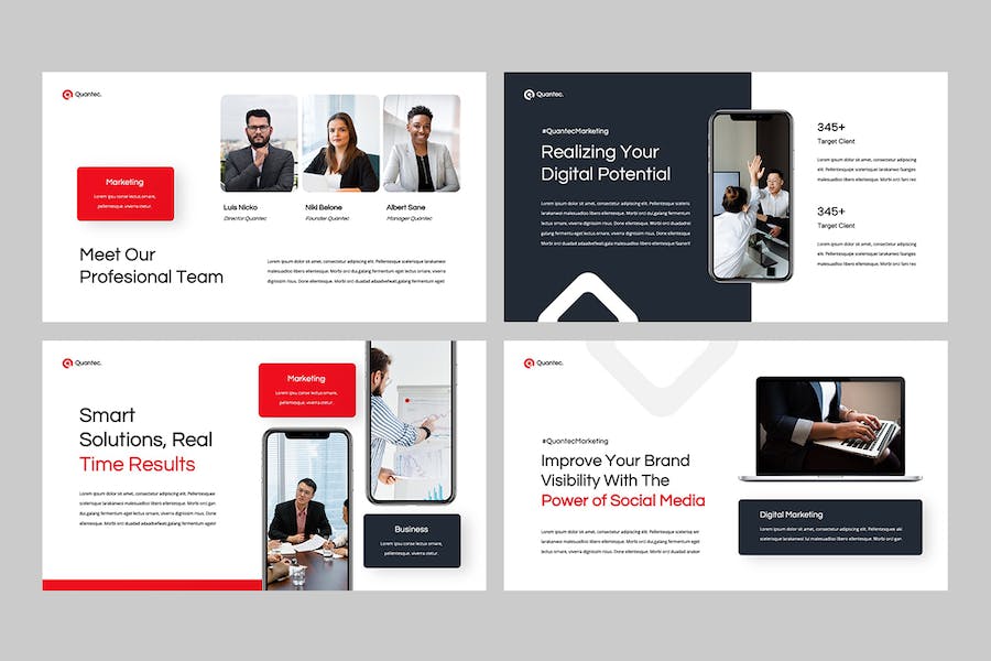 欧美商务业务宣传介绍keynote模板 - 顶尖PPT