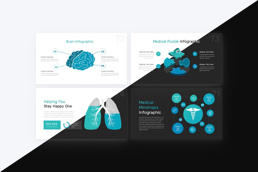 医疗医学研究肺炎检查治疗PPT模板 - 顶尖PPT