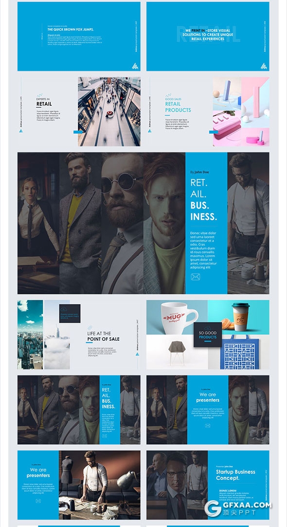 200页精美图形设计商务多用途keynote模板 - 顶尖PPT