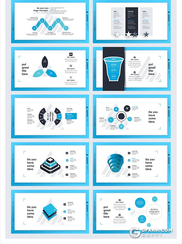 200页精美图形设计商务多用途keynote模板 - 顶尖PPT