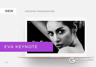 98页创意杂志风格 图片展示keynote模板 - 顶尖PPT