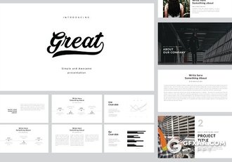 97页简约大气商务多用途PPT模板 - 顶尖PPT