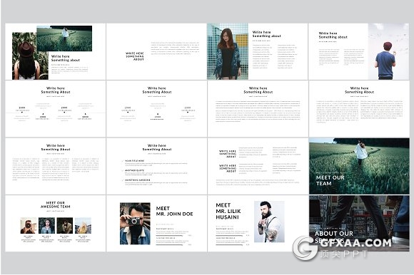 97页简约大气商务多用途PPT模板 - 顶尖PPT