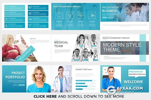 101页医疗行业医院护理PPT模板 - 顶尖PPT