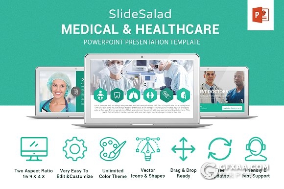 41页医疗行业医生护士系列PPT模板 - 顶尖PPT