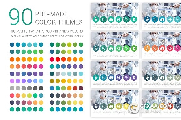 41页医疗行业医生护士系列PPT模板 - 顶尖PPT