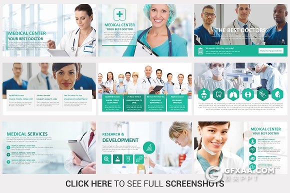 41页医疗行业医生护士系列PPT模板 - 顶尖PPT