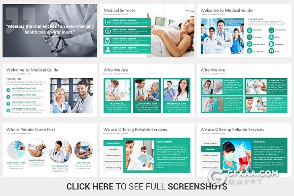 41页医疗行业医生护士系列PPT模板 - 顶尖PPT