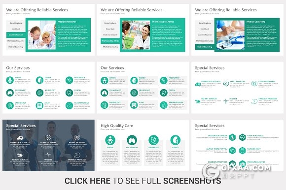41页医疗行业医生护士系列PPT模板 - 顶尖PPT