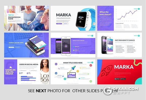 101页高端商业风格PPT模板两种底色 - 顶尖PPT