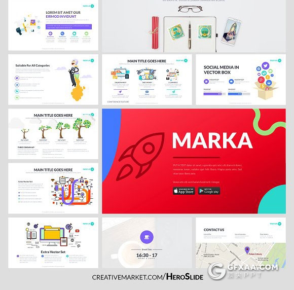 101页高端商业风格PPT模板两种底色 - 顶尖PPT