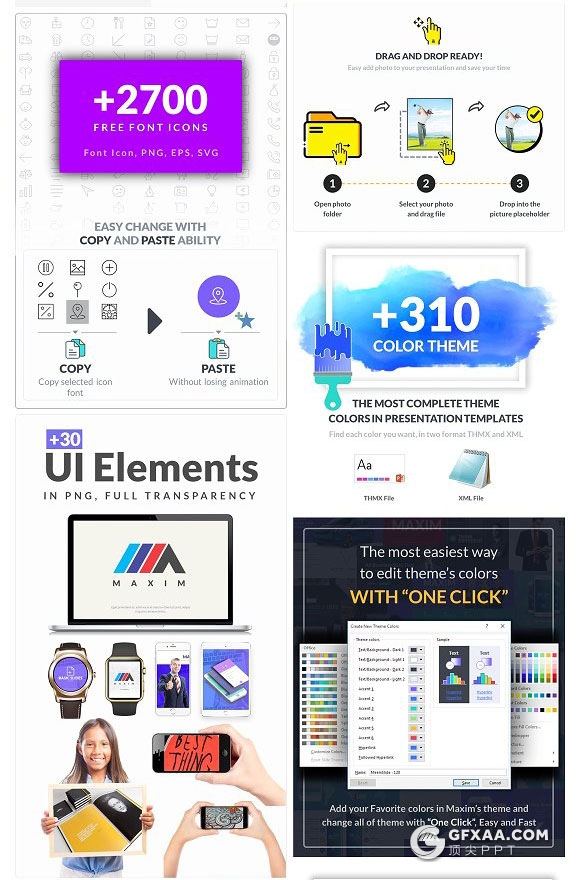 101页高端商业风格PPT模板两种底色 - 顶尖PPT