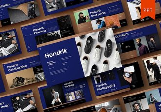 商业品牌创意展示方案PPT模板 - 顶尖PPT