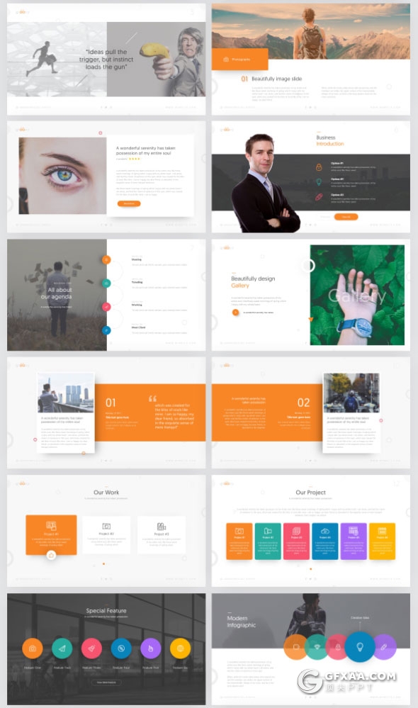 60页精致设计高端商务多用途PPT模板 - 顶尖PPT