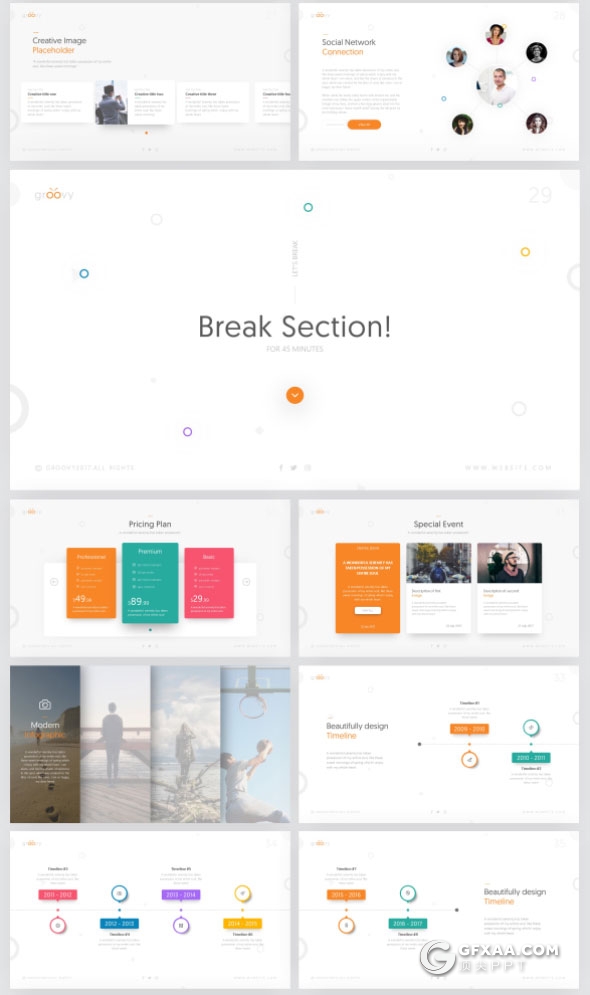 60页精致设计高端商务多用途PPT模板 - 顶尖PPT