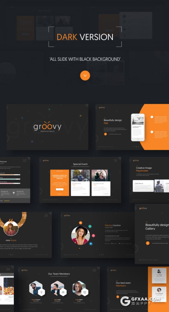 60页精致设计高端商务多用途PPT模板 - 顶尖PPT