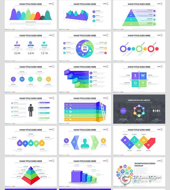 106页高逼格国外商务风格PPT模板 - 顶尖PPT