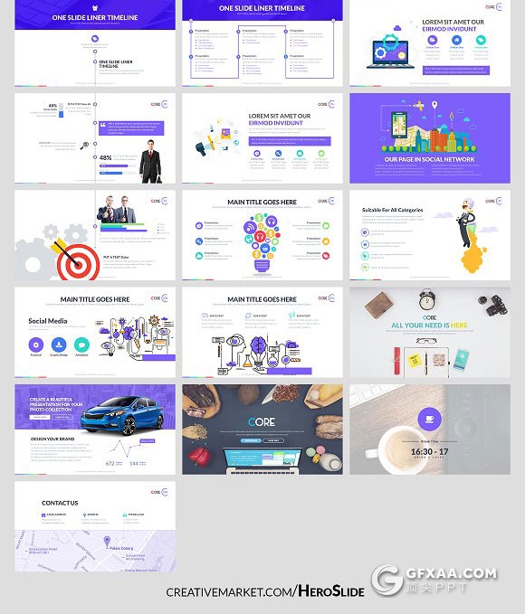 106页高逼格国外商务风格PPT模板 - 顶尖PPT