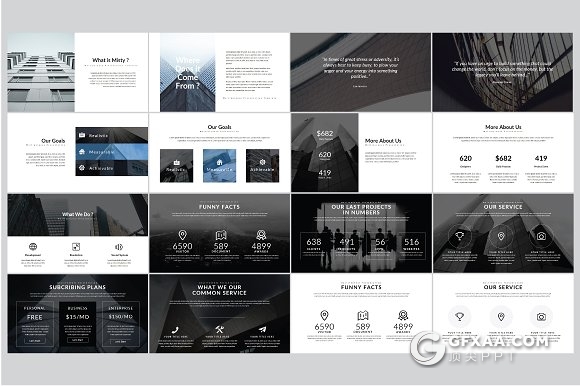 122页简约大气商务多用途PPT模板 - 顶尖PPT